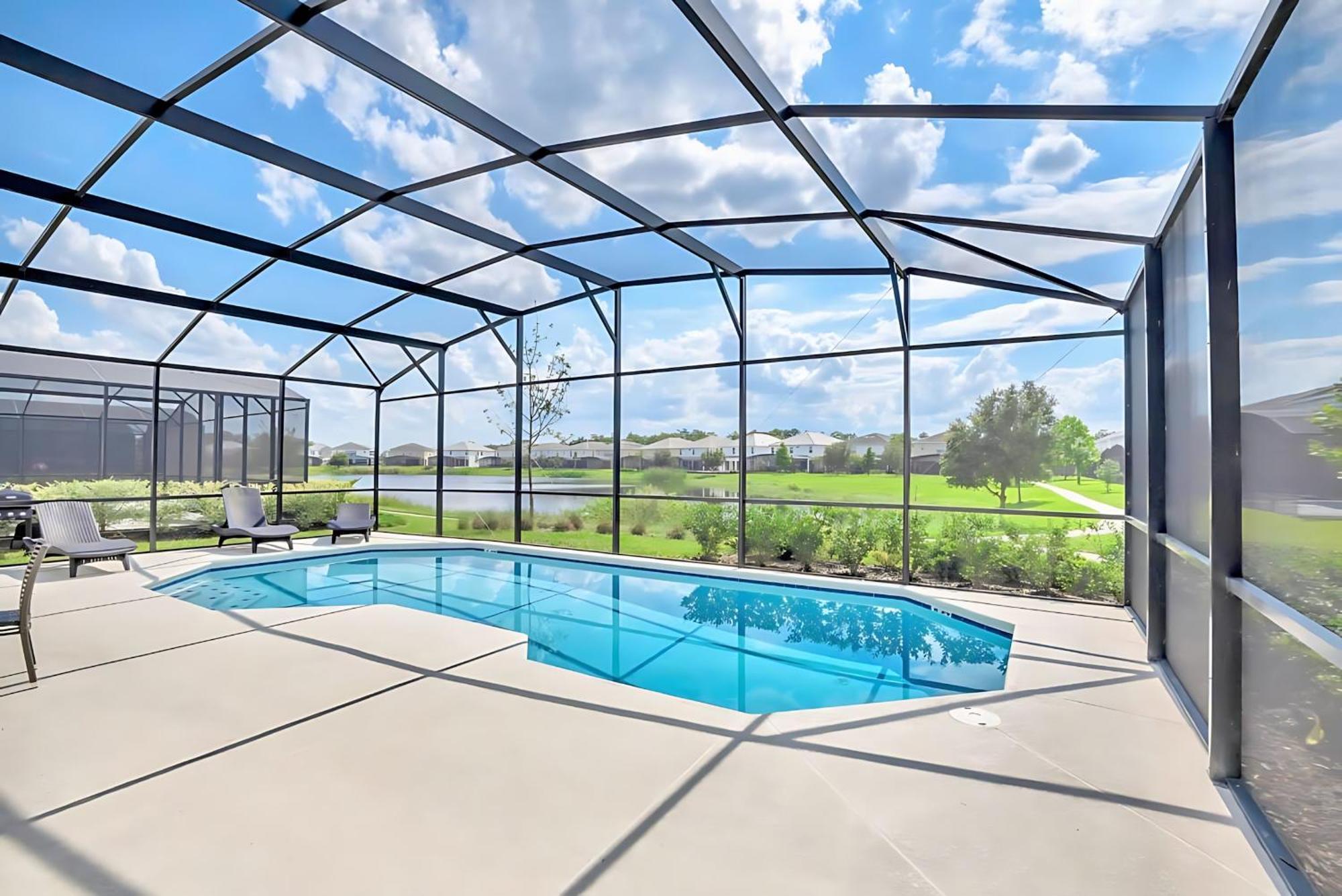 Family Resort - 6Br Mansion - Private Pool, Home Theater, Bbq And More Kissimmee Esterno foto